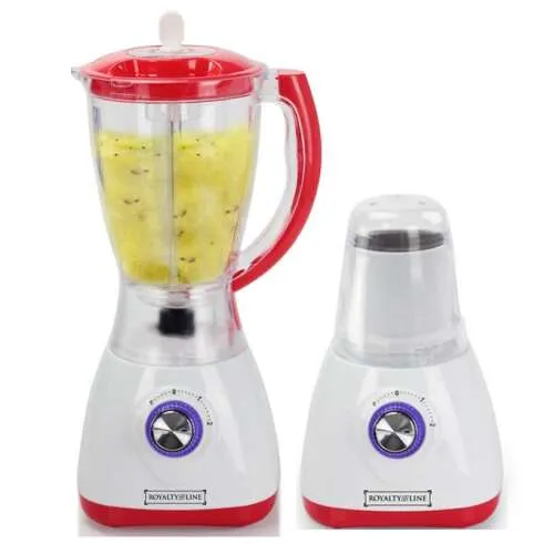 Royalty Line® SM400P2L Turmixgép és Smoothie Maker – 1,5L Kancsó, 500W – Fehér/Piros