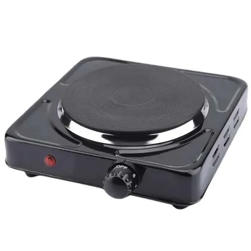 Royalty Line® HP10502 Elektromos Főzőlap – 1 Égős, 1500 W, Ø185 mm, Fekete